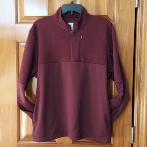 - Callaway Burgundy 1/4 Zip Fleece Opti-Dry Golf Pullover, Size Medium, Like New